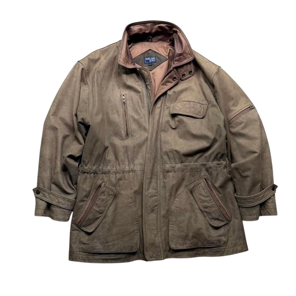 Vintage Duncan Row Men's M Leather Field Jacket
